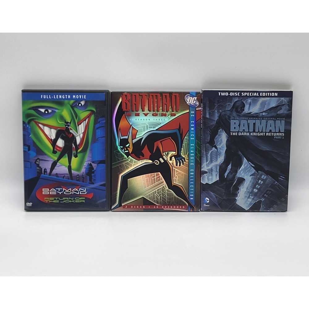 Batman Beyond DVD Lot Return of the Joker Dark Knight Returns Animated